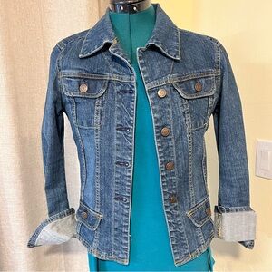 EUC Bitten by Sarah Jessica Parker Women's Blue Denim Jacket